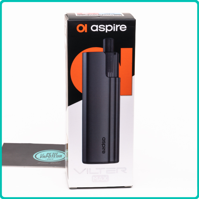 Packaging du Pod Vilter Max Aspire